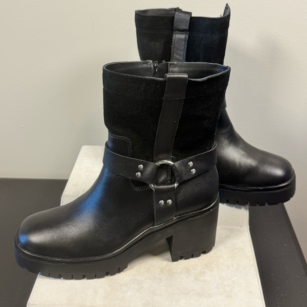 Blondo Women's Rebel Waterproof Ankle Boot, size 9, NWT , Leather - Picture 2 of 13